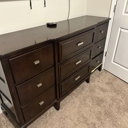 9 drawer wooden dresser