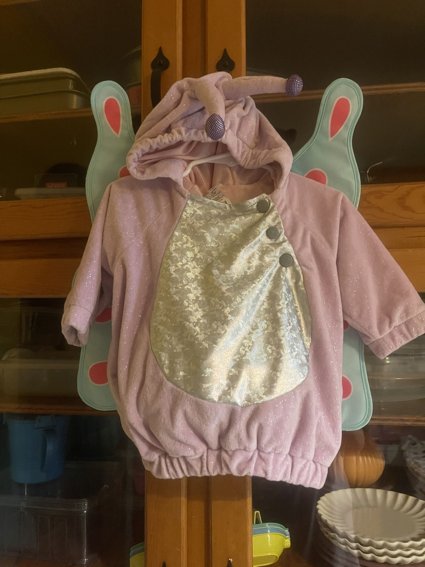 Infant Butterfly Costume With Detachable Wings
