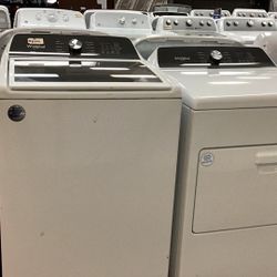 Whirlpool Set Washer 4.5 Cu Ft And Dryer 7 Cu Ft  Used 