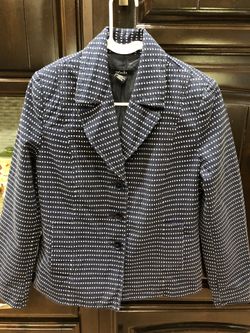 Rafaella Blazer size 10, 100% Cotton lining , 100% polyester