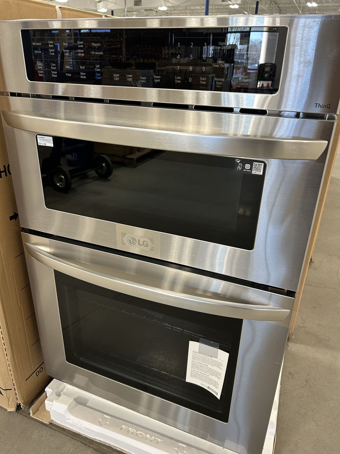 LG 30-in Self-cleaning Convection Oven/Microwave Combo (Retails for $3800)🔥🔥