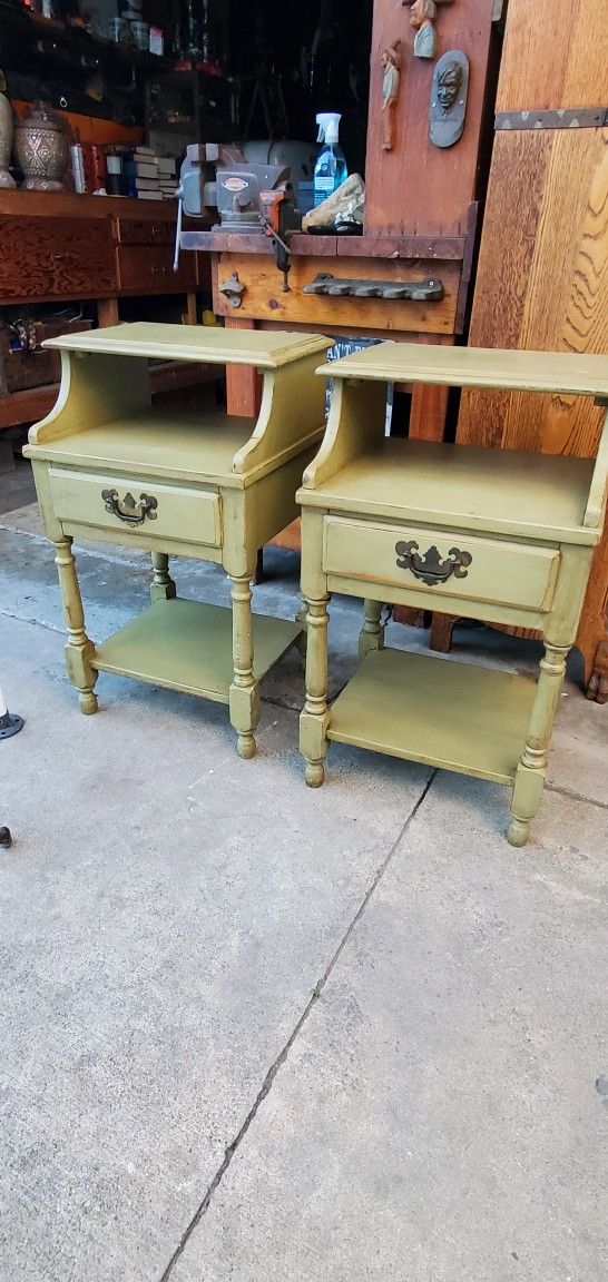Green End Tables