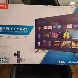 TCL 32 Inch smart TV (New)