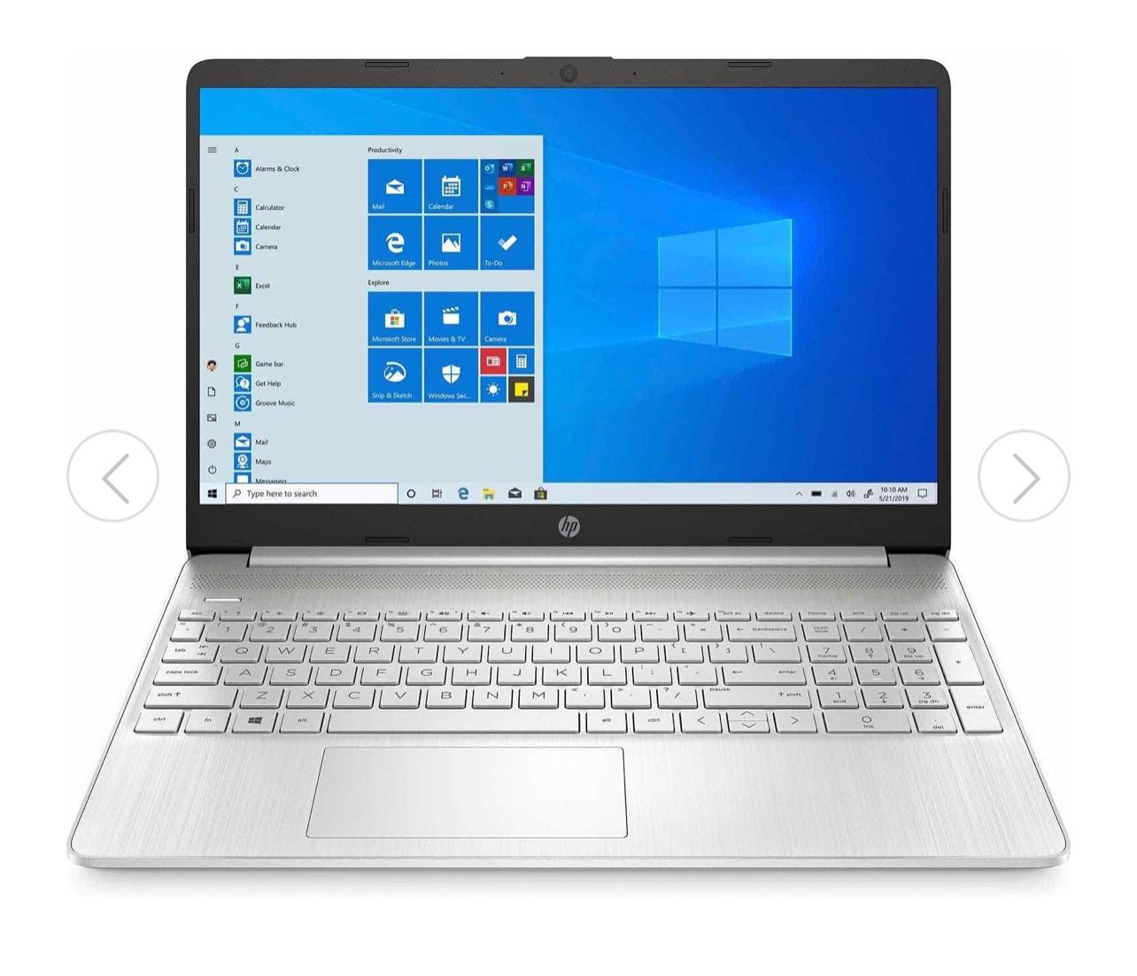 HP Laptop 15-dy2005tg 15.6-inch Touchscreen Notebook, Intel Pentium Gold 7505 8GB RAM, 256GB PCIE SSD Computer PC Storage, Wifi Bluetooth, Windows 10 