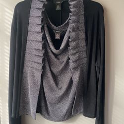 Two piece sweater suit