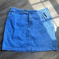Vintage Liz Claiborne Jean Skirt