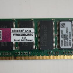 Kingston 512MB 400Mhz PC2 3200 DDR2 
