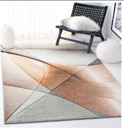 Brand New 4'X6' Premium Sculpted Contemporary Area Rug, heavy duty