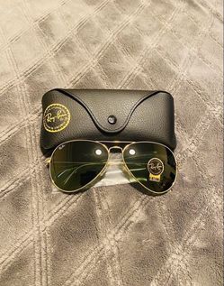 RayBan AVIATOR Sunglasses LARGE Frame AUTHENTIC