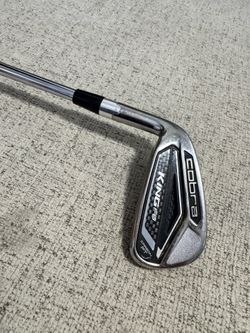 King Cobra F8 Carbon FT 7 Iron KBS Tour FLT 110G Steel Regular Shaft LH 36”