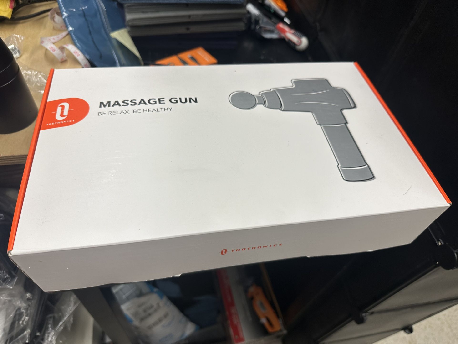 Taotronics Massage Gun TT-PCA003 with Attachments - NEW
