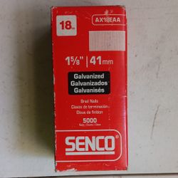 Senco 18ga Straight  1-5/8"Brad Nails 5000 Nails