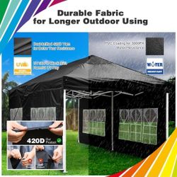 Canopy Tent 10x20 Gazebo Party T |ent Heavy Duty Pop Up w/Sidewalls &Sand Bags/🔥//