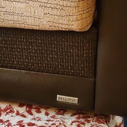 Bellona Futon Coach and Loveseat With Storages Like New.