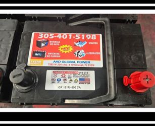 From group-151R, new car battery, 1-year warranty