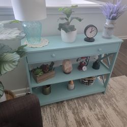 Console Table 40" - 3 Shelves- One Drawer 