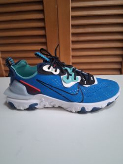 NIKE REACT VISION D/MS/X 'PHOTO BLUE' MEN'S SNEAKER * SIZE: 10.5
