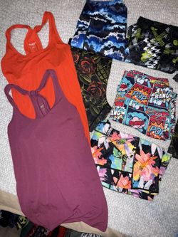 7 Pairs Of CVG Leggings And With 4 Free Matching Old Navy Active Tops