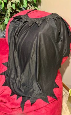Black Halloween Cape with Jagged Edges