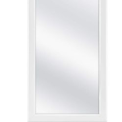 Rectangular Framed Surface-mount Bathroom Medicine Cabinet With Mirror In White
