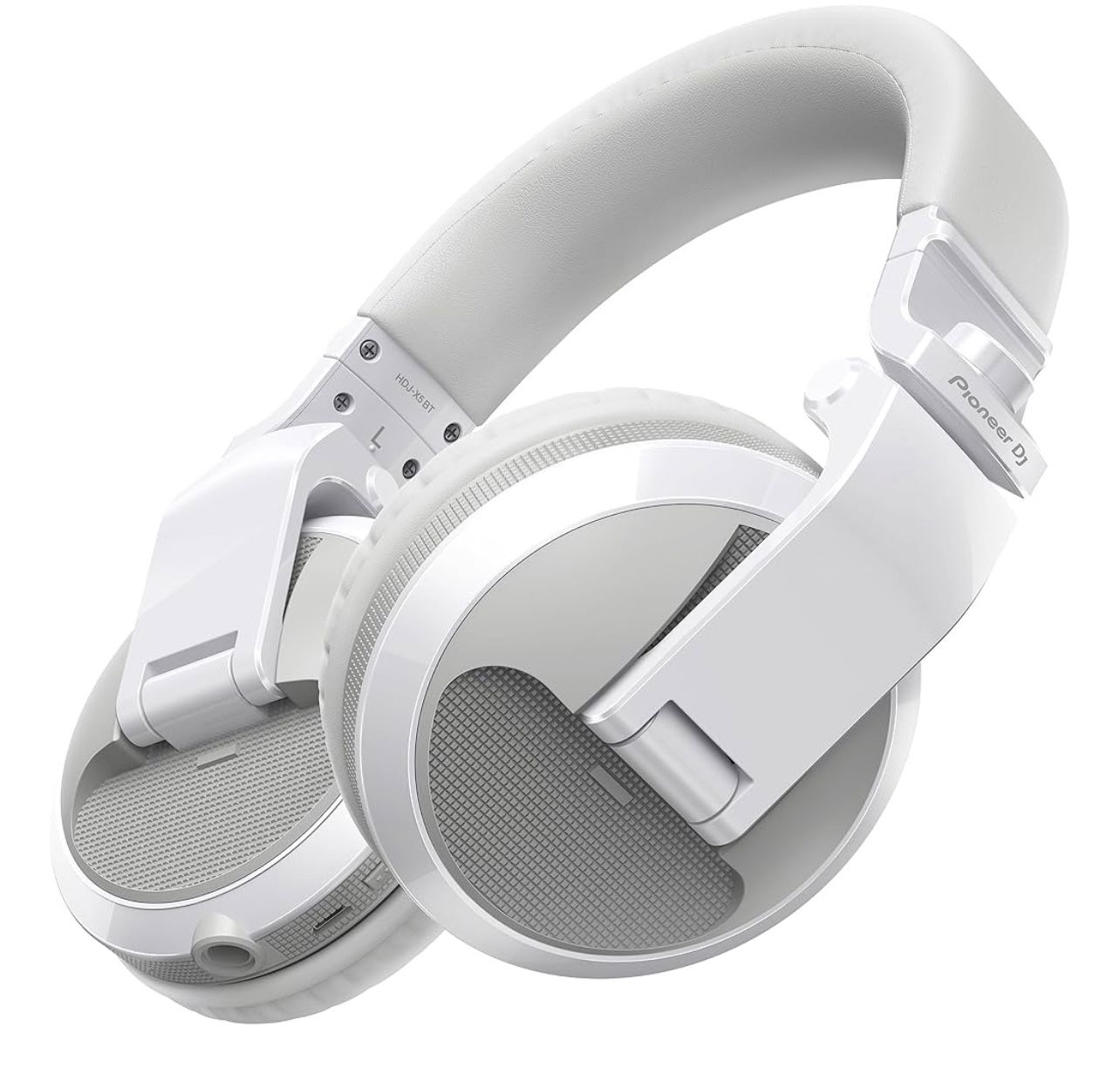 Pioneer DJ HDJ-X5BT Professional Bluetooth DJ Headphones - White, Wireless and Wired Connection Durable 20 Hours Music Playback   Brand new, Retail $1