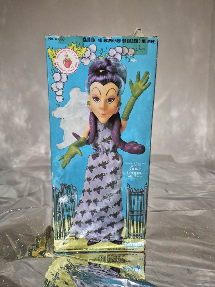 Strawberry Shoetcake RARE Sour Grapes doll with Dregs pet