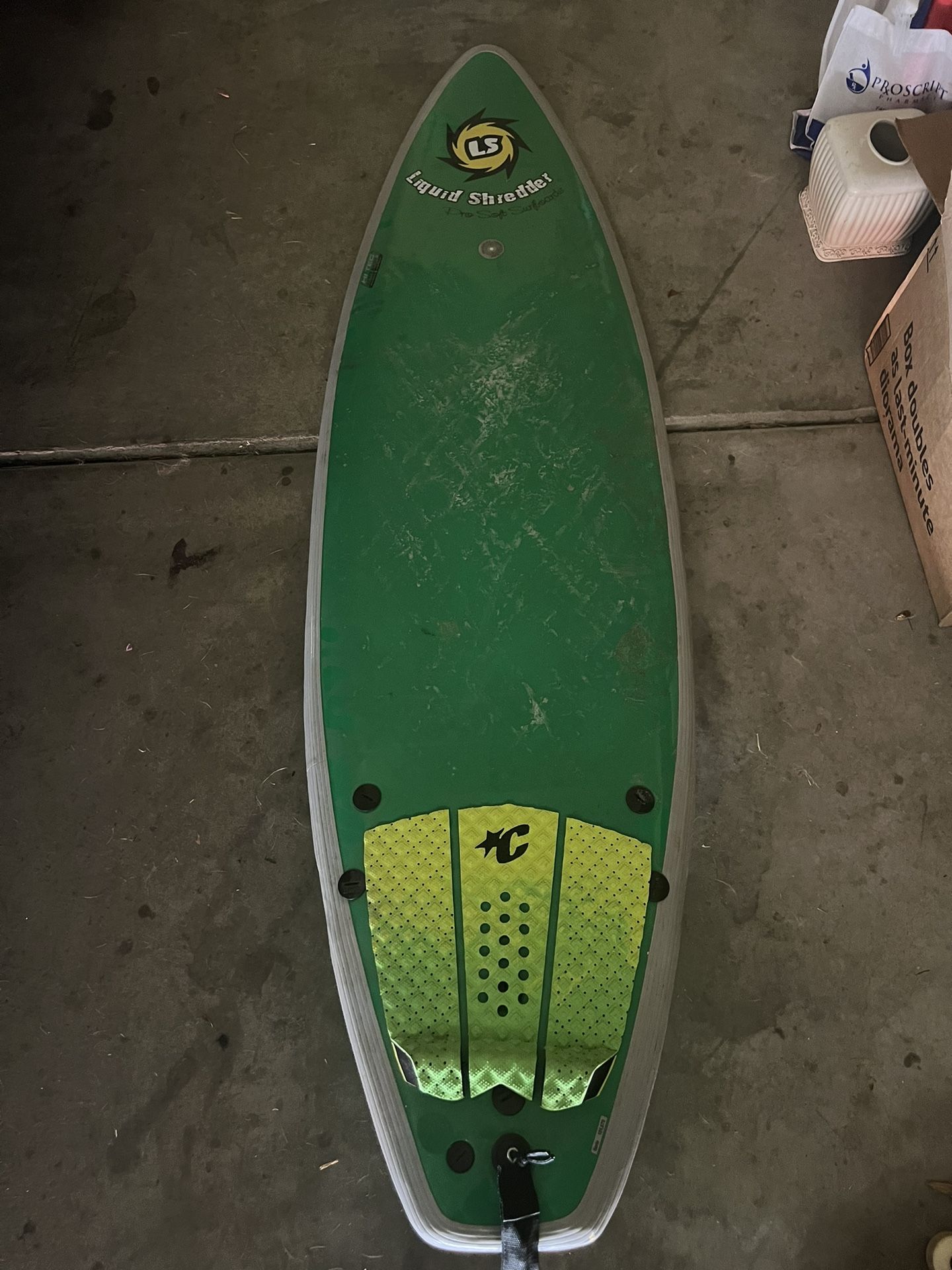 Liquid Shredder Surfboard Softop 5’8