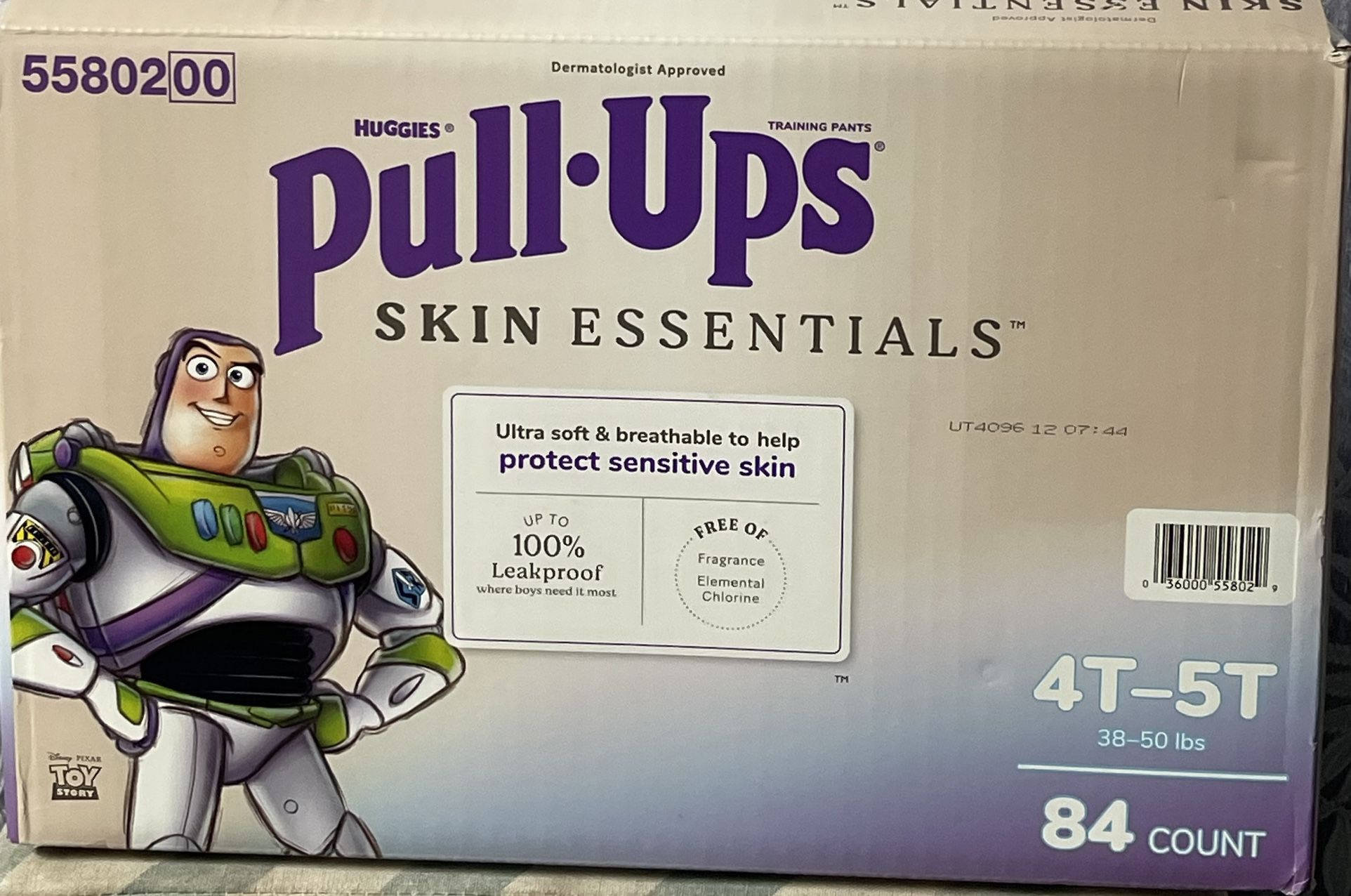Huggies Pull-Ups Skin Essentials  for boys.  4t-5t84ct$35