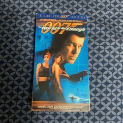 007 The World Is Not Enough VHS