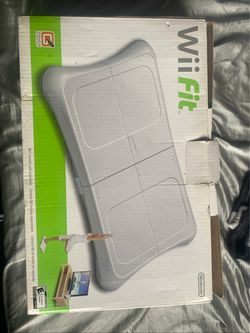 Wii fit board and game