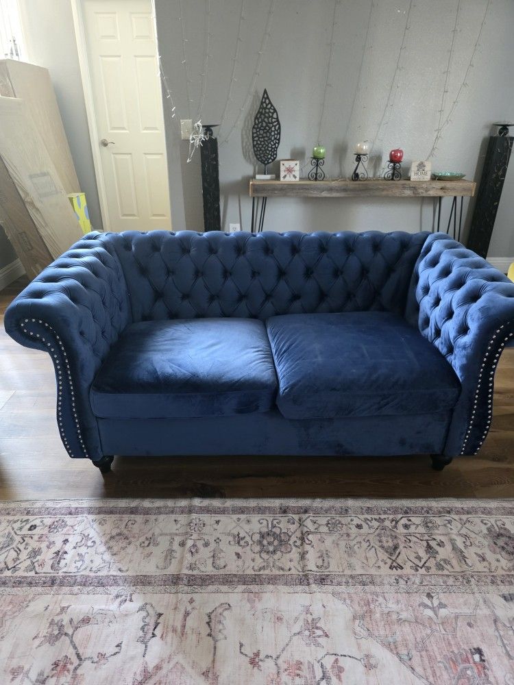 Velvet Loveseat