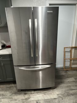 STAINLESS KITCHEN AID FRIDGE