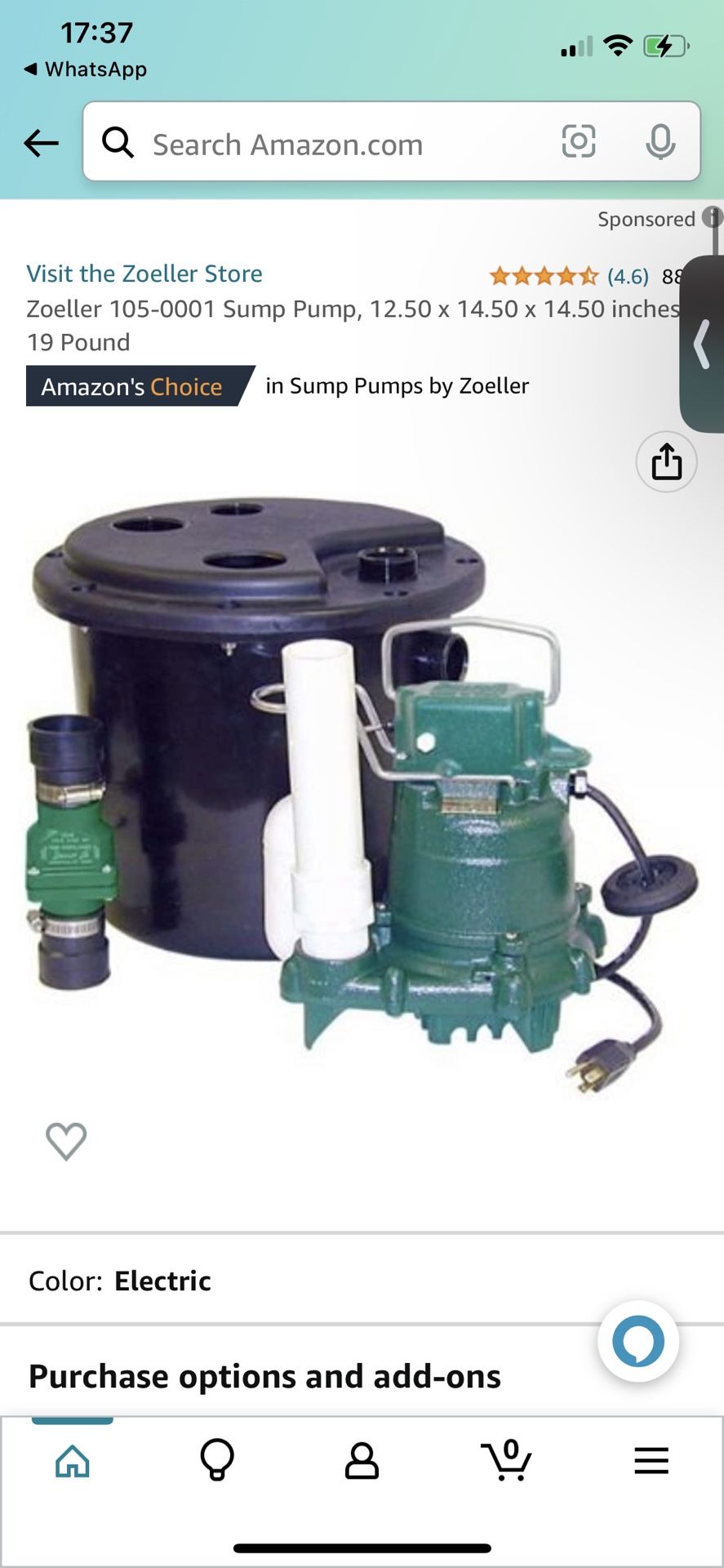 Ziegler Sump Pump