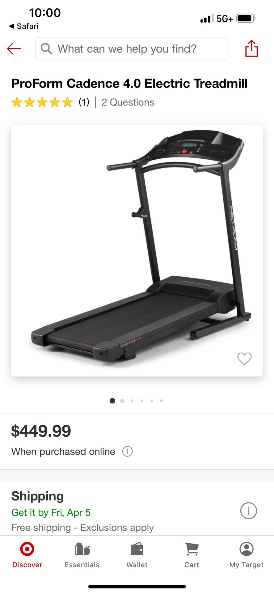 Performance Treadmill