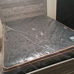 Box frame mattress queen
