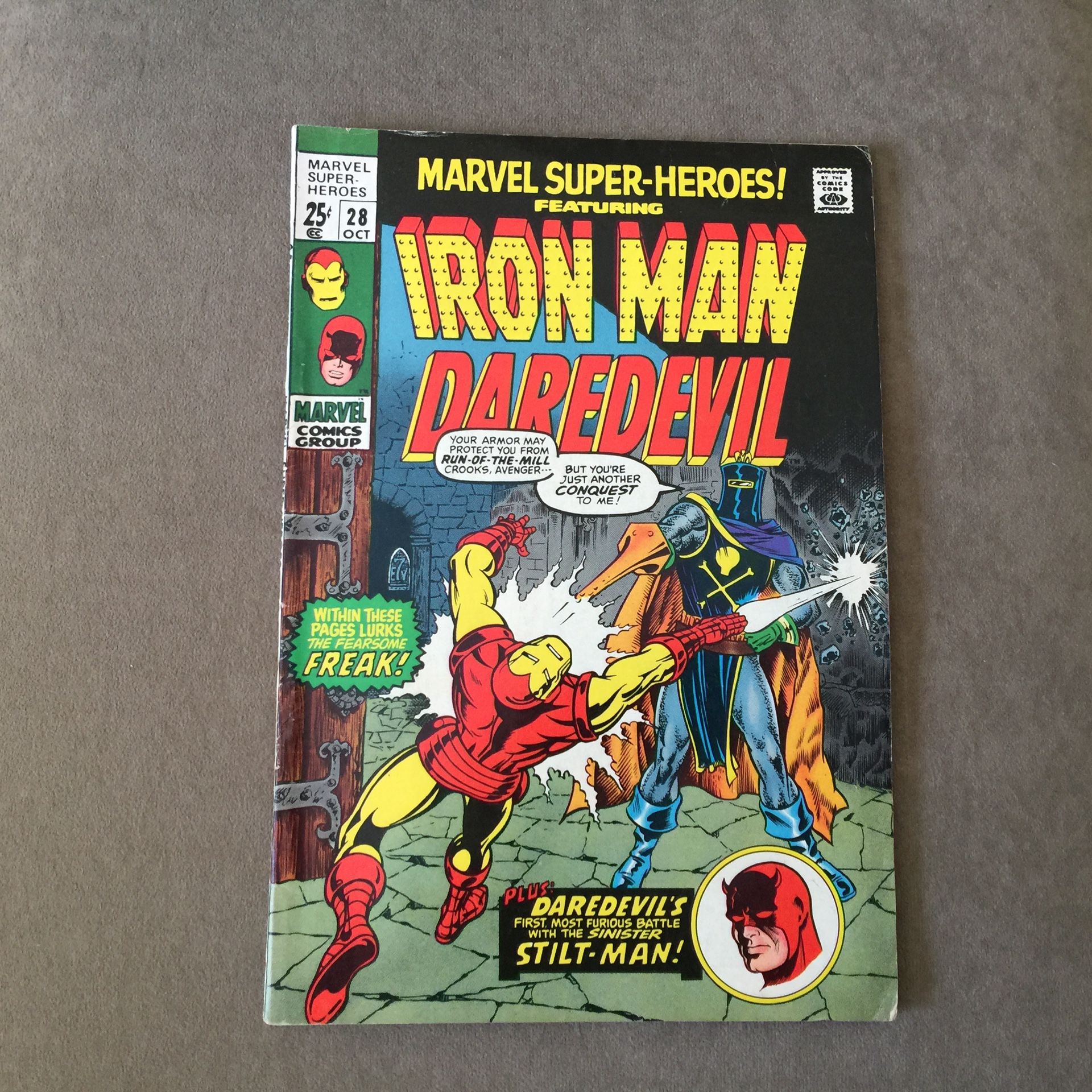 Comic Book: Marvel Super Hero’s #28