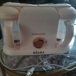 BEABA Babycook Duo 4 in 1 Baby Food Maker, Puree Steamer and Blender for Purees, Grinder with Auto Steam Cooking, Lrg 9.1 Cup Capacity