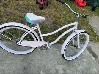 Woman bike