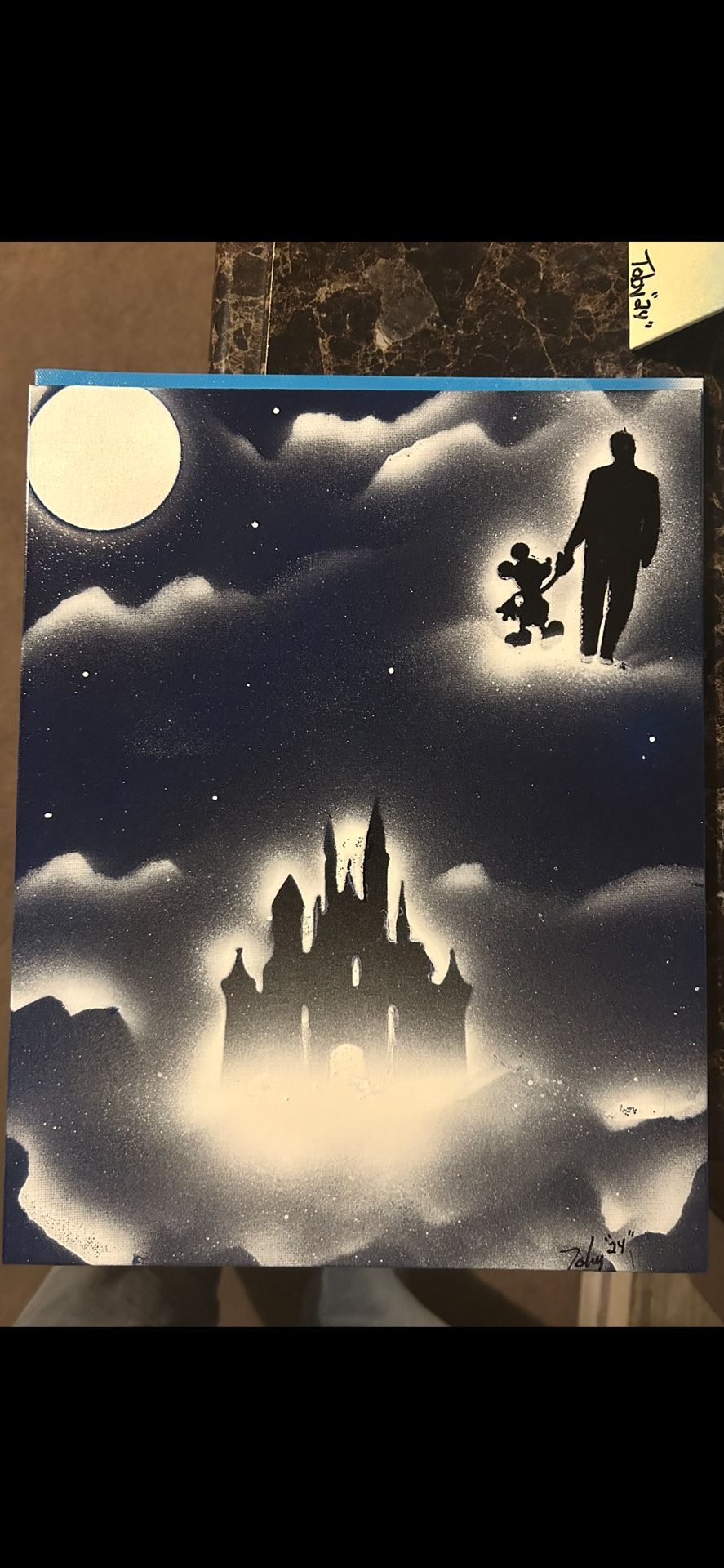 Walt Disney Spray Painting