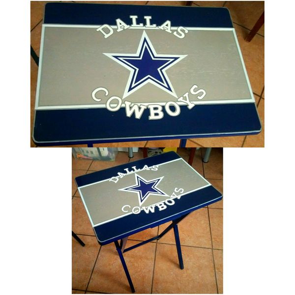 Custom Tv Tray Tables Pleasing Made Tablesm Karl Llc Dallas Cowboys Tv Tray Custom Painted Household In Phoenix Az