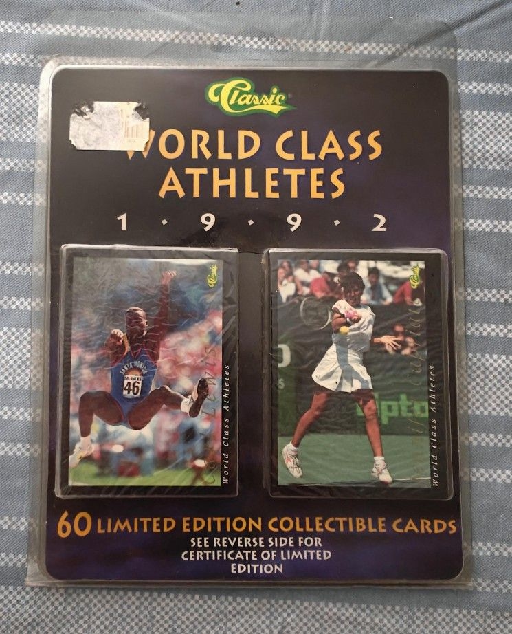Unopened World Class Athletes 60 Limited Edition Collectible Cards