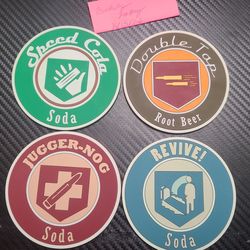 Call of duty xbox Playstation zombies coaster juggernog official