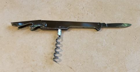 Multiuse Corkscrew, Bottle Opener, Knife