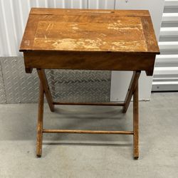 Kids Table Antique Classroom Desk By PARIS MFG CO. SOUTH PARIS ME USA