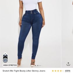 Fashion nova jeans 7 & 9 Size Stretch