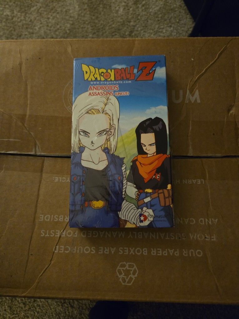 Dragon Ball Z VHS Tape "Androids - Assassins (Uncut)"