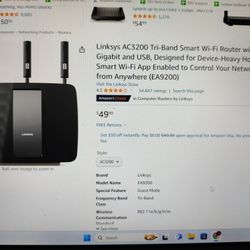 Linksys EA9200 Smart Wifi App Enable