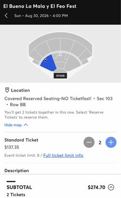 El Bueno La Mala y El Feo Fest tickets grupo pesado chiquis