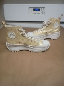 ⭐Rare Converse Run Star Hike Hi Platform Sz 9.5 Mens Shoes Satin Sneaker A06828C