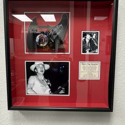 SRV signed Pick Guard